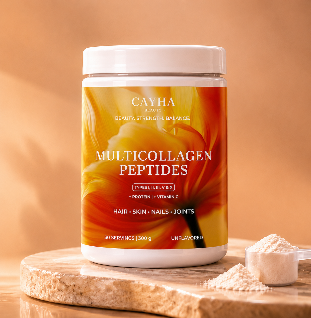 MultiCollagen Peptides: Hair, Skin, Nails and Joints